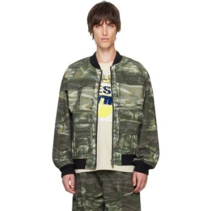 디젤 카키 메르츠 보머 재킷 A14850-0IPAZ-5FQA