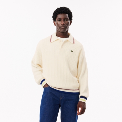 라코스테 남성 테니스 긴팔 스웨터 폴로_AH3128-54N R1T