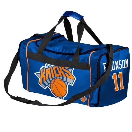 NBA FOCO 뉴욕 닉스 더플 체육관 가방 Jalen Brunson 11, 멀티컬러., 더플백 195867