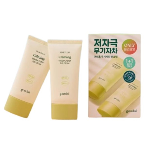 구달 맑은 어성초 진정 무기자차 선크림 50ml