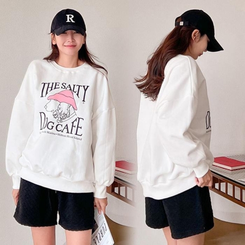 위쉬몰 KD 도그카페쮸리기모맨투맨 K731H412 빅사이즈