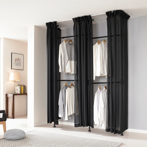 롯데알미늄 이지온 국민튼튼 4단 커튼 행거 EOBC-S314