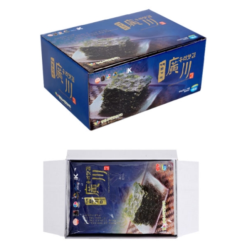 광천우리맛김  무가미전장김 15gx10봉 1개 큰김 잘라먹는김