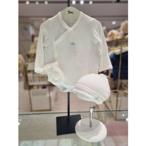 에뜨와 알비노배내수트x비니모x손싸개세트 (07S117901S5)