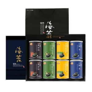 (주)해달음  [광천명품김]캔8종선물세트 288g