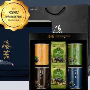 (주)해달음  [광천명품김]캔4종선물세트 168g