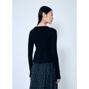 가니 여성 리브 니트 타이 스트링 가디건 K2364 099