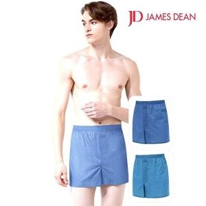 제임스딘 면100 베이직나염 남성사각 트렁크 팬티3매_WFG3THK