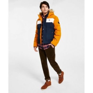 타미힐피거 쇼츠 스노클 코트 옐로우 네이비 4800280