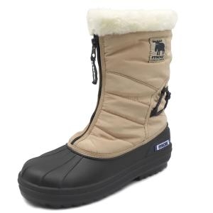 모즈 MOZ 겨울 신발 방한 방한화 센터 ZIP 퍼 스노우 부츠 MZ3981 여성 23.0cm 베이지