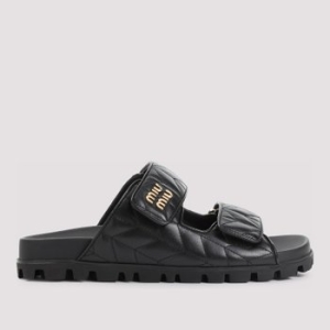 미우미우 나파 레더 샌들 5XX640F010 88T F0002