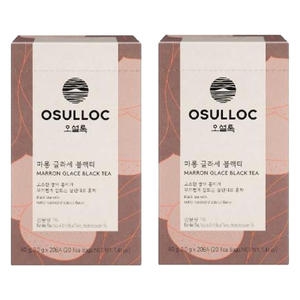 아모레퍼시픽  오설록 마롱 글라세 블랙티 20개입