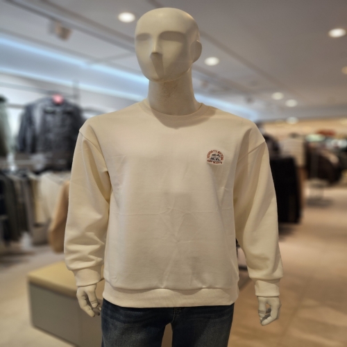 폴햄 남성 코숏 더블니트 그래픽 맨투맨_PHF1TR1010