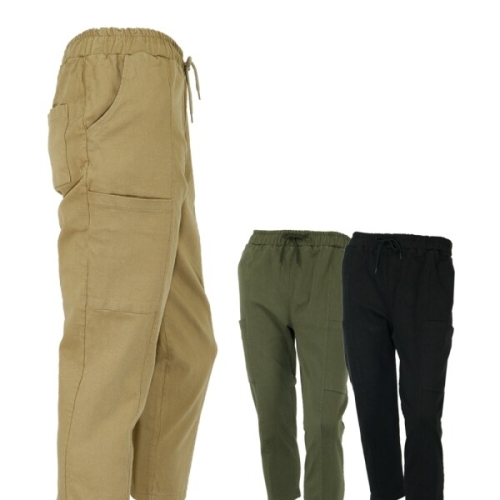 기타 엣지애 뉴이스트 면 워싱 카고 와이드 팬츠 MCPNS8015