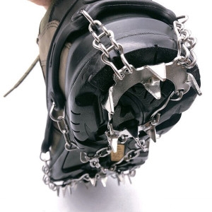 오엠티 19P 체인 등산 아이젠 빙판 겨울 눈길 미끄럼방지 휴대용 신발 스텐체인 OIZ-S19K