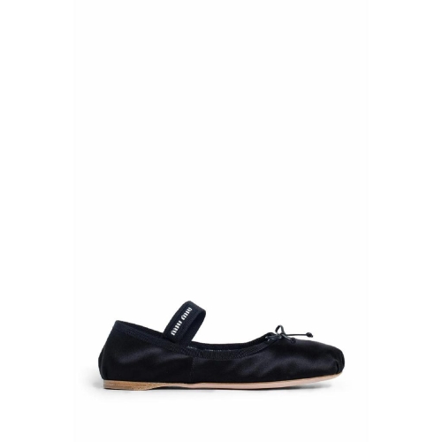 미우미우 WOMAN BLACK FLATS 5f794dqu6-f0002