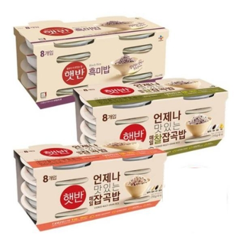 CJ제일제당  햇반 8입 실속 3종 SET 24개