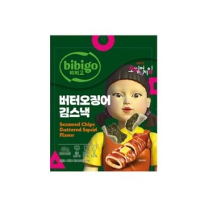 CJ제일제당 비비고 버터오징어 김스낵 40g