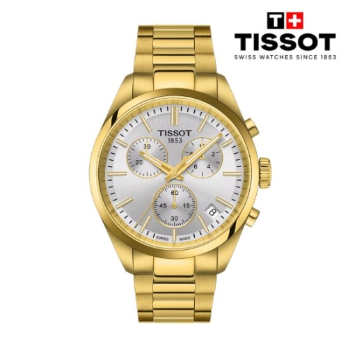 티쏘 NEW PR100 쿼츠 크로노그래프 40mm T150.417.33.031.00