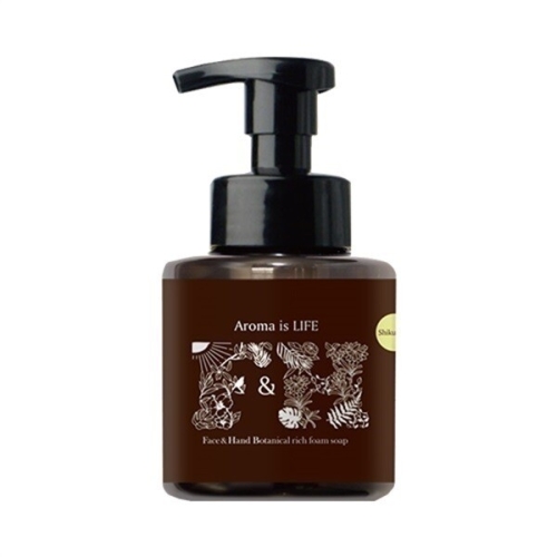 수이사봉 Aroma is LIFE 페이스 핸드 보타니컬 리치 폼솝 시쿠와사향 280ml