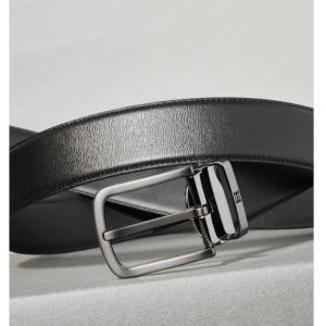 닥스 버클 DD로고 음각 소가죽 비조벨트 DBBE5E048BK