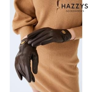 헤지스 여성 H20장식 퍼안감 양가죽 장갑 HIGV4F801W3