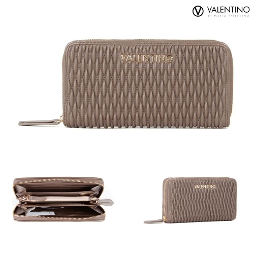 발렌티노 마리오 마리오 Frequency Re 지퍼 장지갑 VPS8DA155 TAUPE