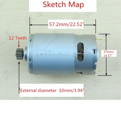 보쉬  GSR14.4V PSR LI-2 무선 드릴 드라이버 Batt-Oper 스크루 12 톱니 DC 모터 교체