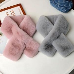 은창 우아한 윈터 포근 끼움 털 목도리 스카프 겨울_WFG3H7E