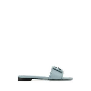 펜디 Light blue leather Baguette slippers 8R8136AQY2 F1OVW