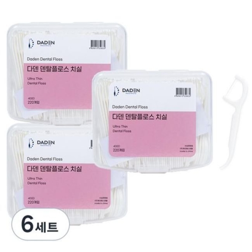 제이에스덴탈  다덴 400D Y형 치실 220개입