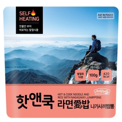 참미푸드 이지밥 핫앤쿡 라면애밥 나가사키짬뽕 100g