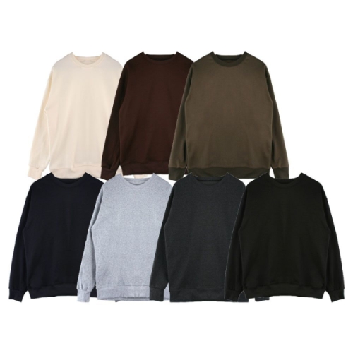 리빌모아 겨울 남자 안감기모 루즈핏 라운드 무지 맨투맨 OC-TSW-SWFGC6BO 30191_5013203975