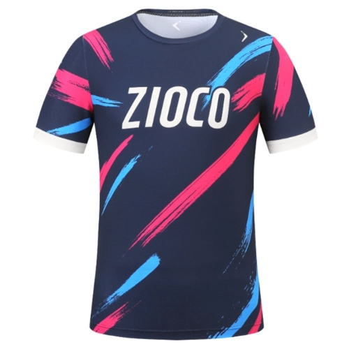 환스포츠 지오코 탁구유니폼 ZIOCO 반팔티셔츠 기능성반팔 ART1025 컬러브러쉬 네이비 -남성