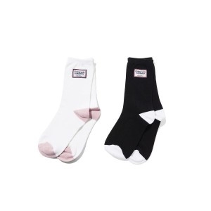 코드그라피 CODEGRAPHY 우먼 포인트 라벨 삭스_2COLOR CBDWWAS002 271384