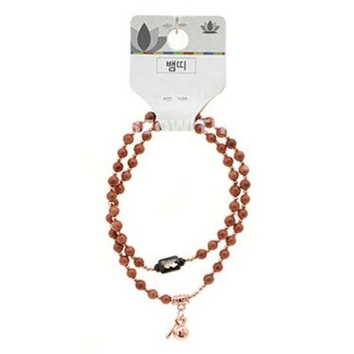 셀러허브  패션 JHQRLJXD_4B 기원 팔찌 합장주 사금석 목탁 부귀띠 뱀