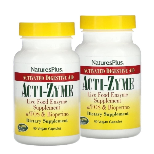 네이처스플러스 Acti-Zyme 액티베이티드 소화 보조 90캡슐