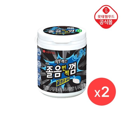 롯데제과  졸음 번쩍껌 울트라파워 80g