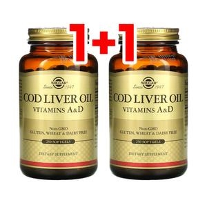 솔가 대구 간유 비타민A & D 250캡슐