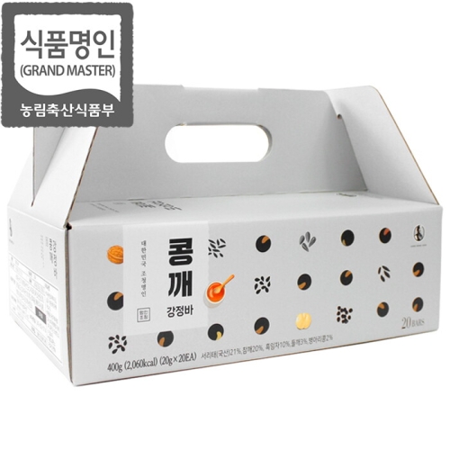 농업회사법인 강봉석조청 콩깨강정바 20g