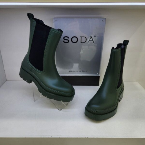 소다 여성 5센치굽 러버몰드 레인부츠FIB401ZV63