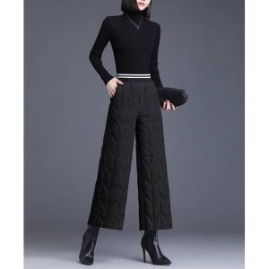 시크라인 HYIK0GEJ_4B F007091_ 퀼닝 밴딩통바지 팬