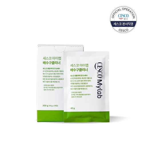 세스코 마이랩 배수구 클리너 40g 5개입
