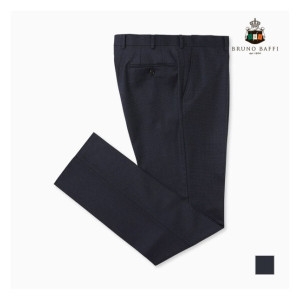 인디안 클린 네이비 슬랙스 긴바지-MANGBUF8341