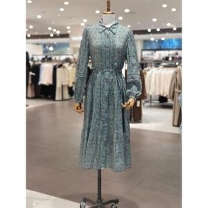 써스데이아일랜드 여성 셔츠형 레이스 믹스 풀오픈 원피스 T232MOP303W