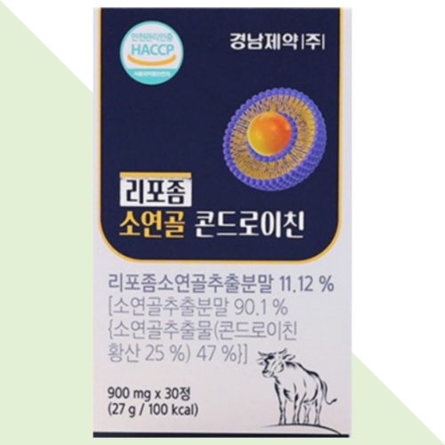 경남제약 리포좀 소연골 콘드로이친 900mg 30정