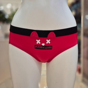 YES X-mas 귀돌이 캐릭터 여성 노라인 헴 팬티 YSWPAA51