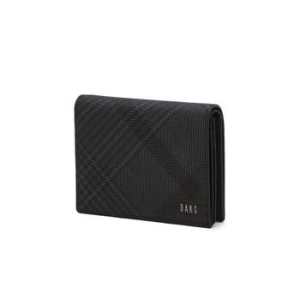 닥스 에딘버러PVC 체크 블랙 명함지갑 지페수납가능 DBHO5EE41BK