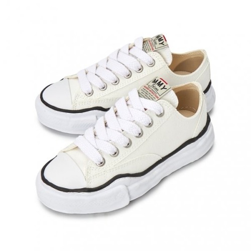 메종미하라야스히로 남녀공용 피터슨 OG솔 캔버스 스니커즈 A01FW702