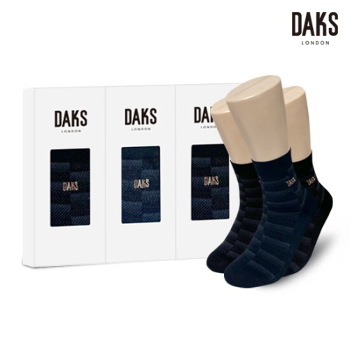 닥스 남성 중목 그라데이션 3족 선물 세트_25307